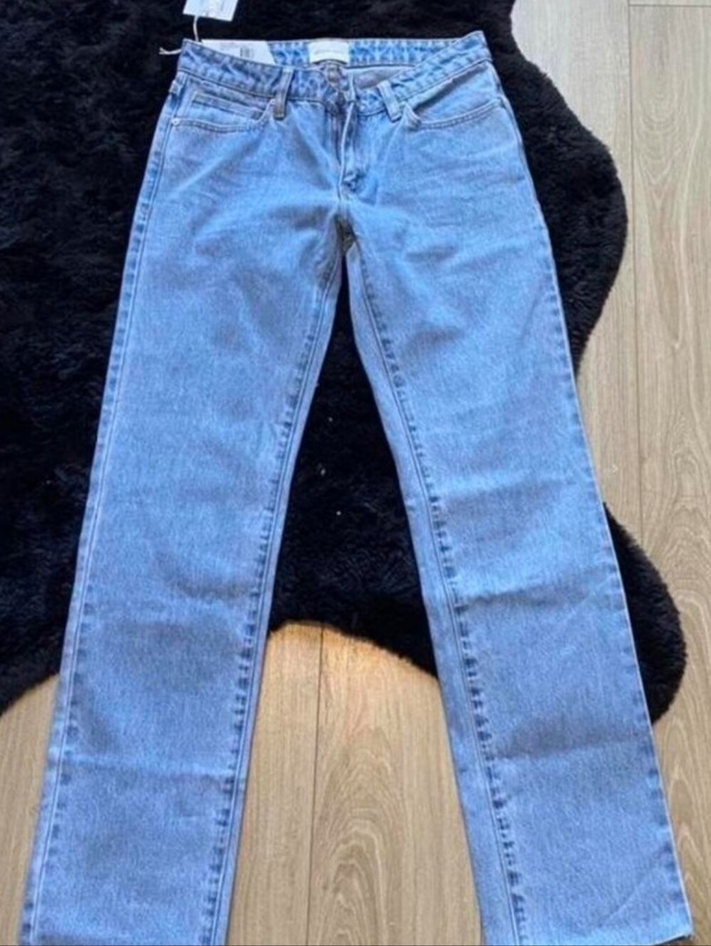 Abrand Light Blue Straight-Leg Women's Jeans